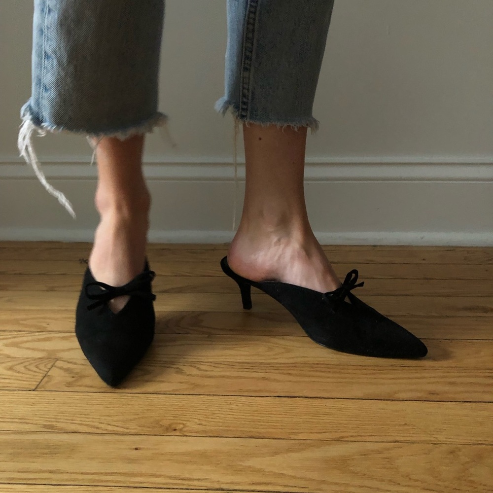 Kitten Heel Mules